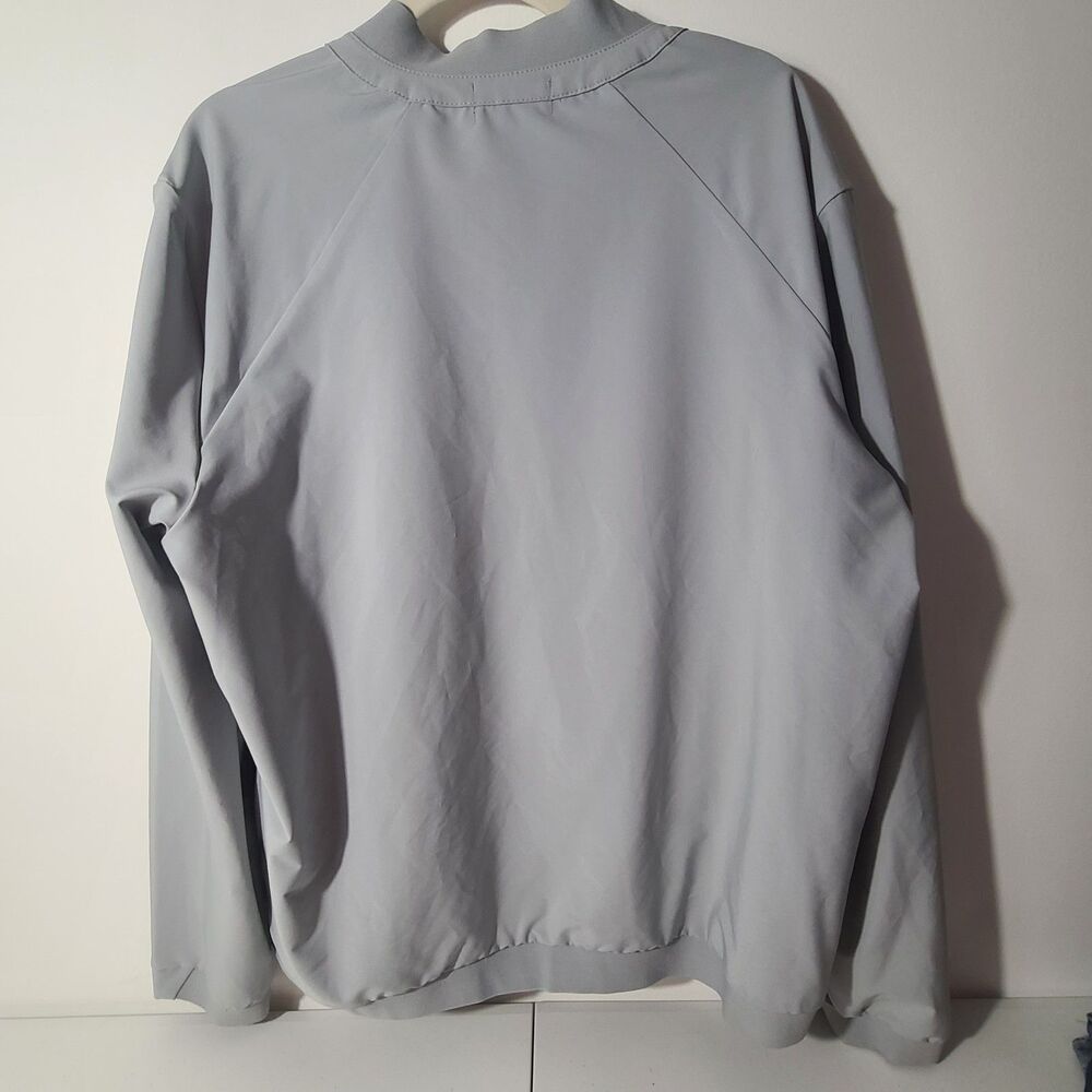 FLX Men's Lightweight, Packable Full-zip Bomber Jacket Light Grey Size XL EUC - Picture 3 of 5